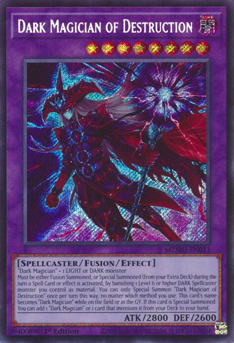 Dark Magician of Destruction [MZMU-EN011] Secret Rare | Shuffle n Cut Hobbies & Games