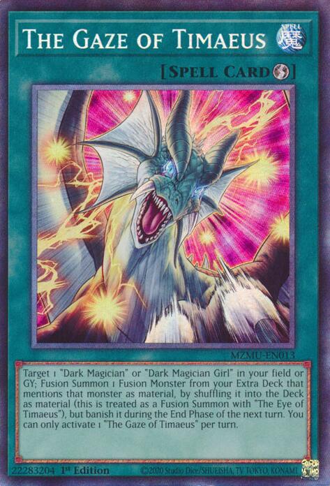 The Gaze of Timaeus (Collector's Rare) [MZMU-EN013] Collector's Rare | Shuffle n Cut Hobbies & Games