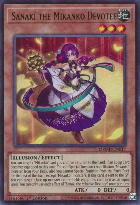 Sanaki the Mikanko Devotee [MZMU-EN017] Ultra Rare | Shuffle n Cut Hobbies & Games