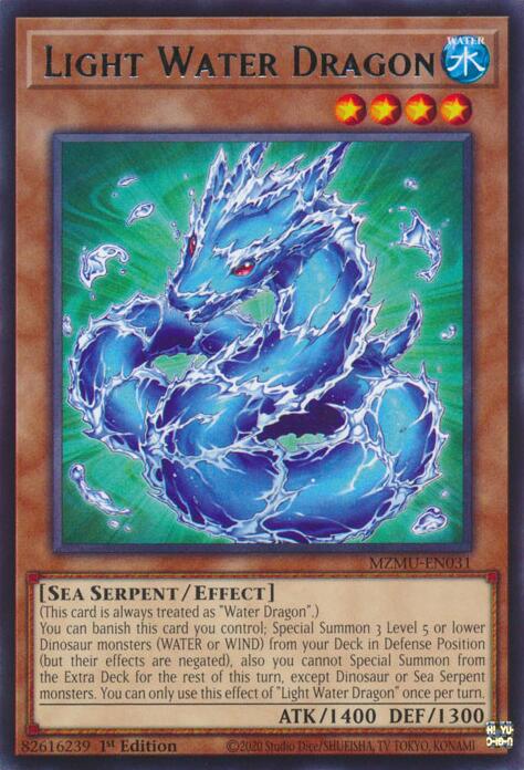 Light Water Dragon [MZMU-EN031] Rare | Shuffle n Cut Hobbies & Games