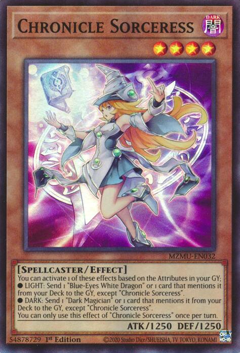 Chronicle Sorceress [MZMU-EN032] Super Rare | Shuffle n Cut Hobbies & Games