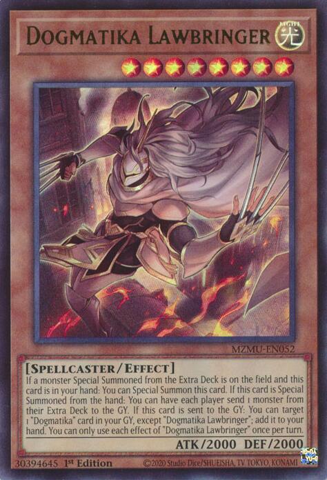 Dogmatika Lawbringer [MZMU-EN052] Ultra Rare | Shuffle n Cut Hobbies & Games