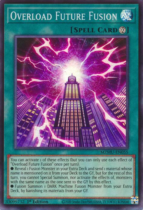 Overload Future Fusion [MZMU-EN055] Super Rare | Shuffle n Cut Hobbies & Games