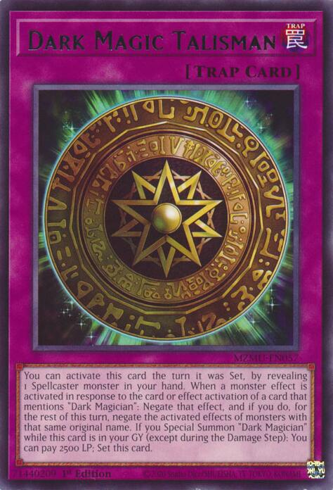 Dark Magic Talisman [MZMU-EN057] Rare | Shuffle n Cut Hobbies & Games