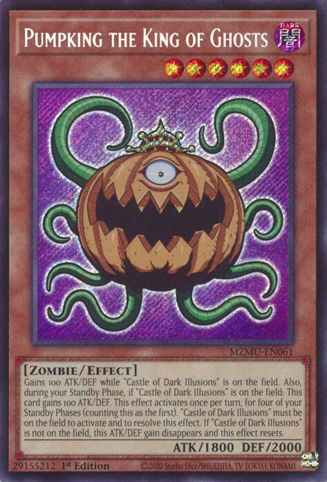 Pumpking the King of Ghosts [MZMU-EN061] Secret Rare | Shuffle n Cut Hobbies & Games