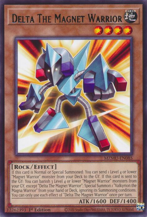 Delta The Magnet Warrior [MZMU-EN085] Rare | Shuffle n Cut Hobbies & Games