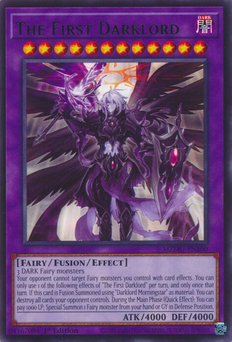 The First Darklord [MZMU-EN100] Rare | Shuffle n Cut Hobbies & Games