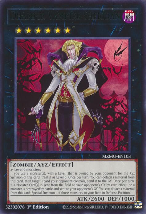 Dhampir Vampire Sheridan [MZMU-EN103] Rare | Shuffle n Cut Hobbies & Games
