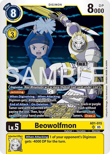 Beowolfmon [AD1-015] [Advanced Booster Digimon Generation] | Shuffle n Cut Hobbies & Games