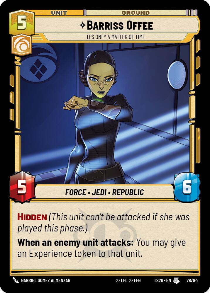 Barriss Offee - It's Only a Matter of Time (78/64) (78/64) [Twin Suns] | Shuffle n Cut Hobbies & Games