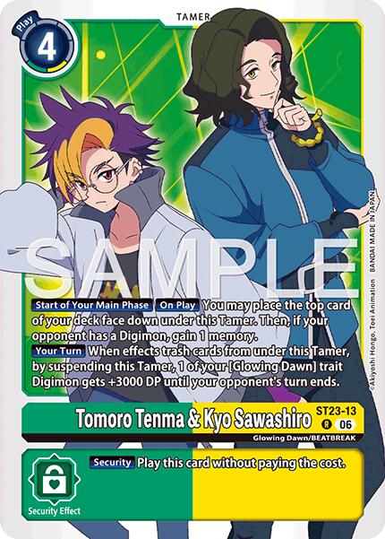 Tomoro Tenma & Kyo Sawashiro [ST23-13] [Starter Deck: Beatbreak] | Shuffle n Cut Hobbies & Games