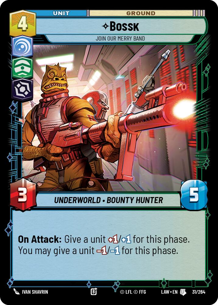 Bossk - Join Our Merry Band (31/264) (31/264) [A Lawless Time] | Shuffle n Cut Hobbies & Games