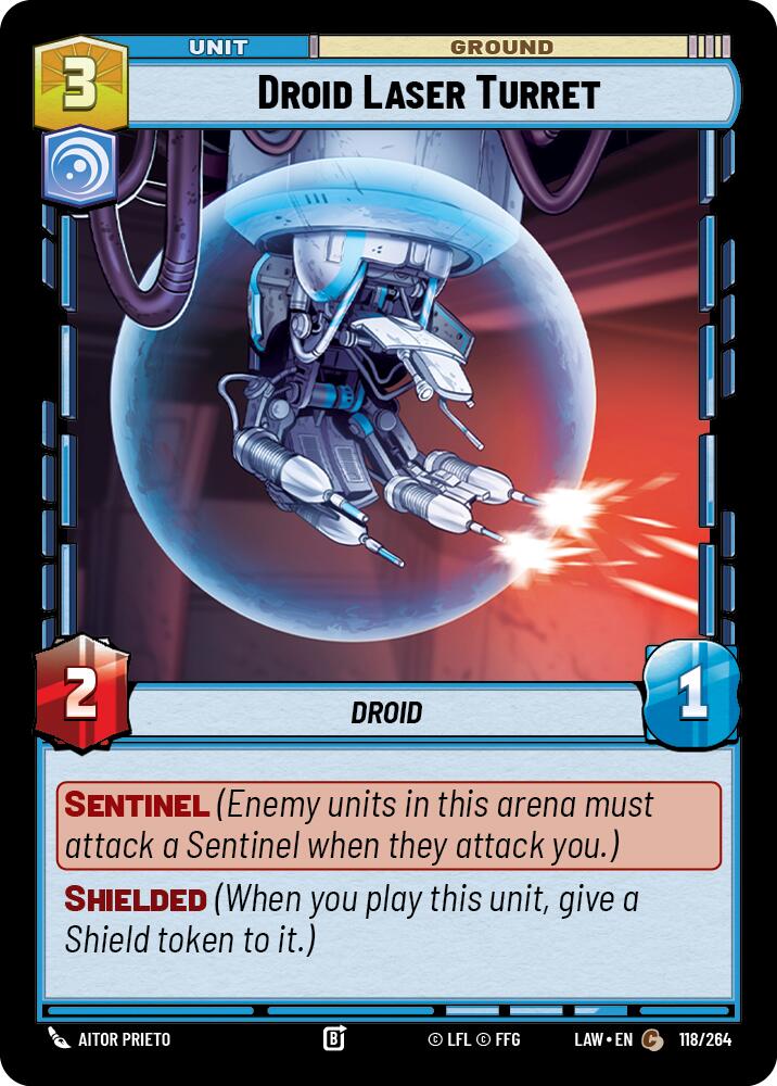 Droid Laser Turret (118/264) (118/264) [A Lawless Time] | Shuffle n Cut Hobbies & Games