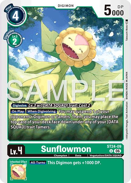 Sunflowmon [ST24-09] [Starter Deck: Data Squad] | Shuffle n Cut Hobbies & Games