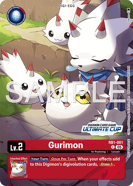 Gurimon [RB1-001] (Ultimate Cup 26-27 Season 1 Participant) [Resurgence Booster] | Shuffle n Cut Hobbies & Games