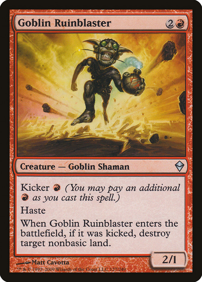 Goblin Ruinblaster [Zendikar] | Shuffle n Cut Hobbies & Games