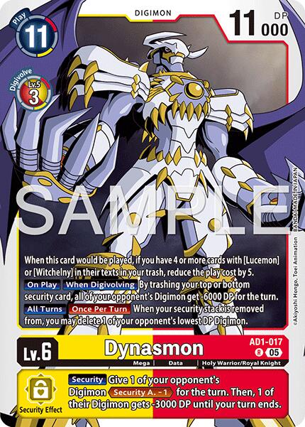 Dynasmon [AD1-017] [Advanced Booster Digimon Generation] | Shuffle n Cut Hobbies & Games