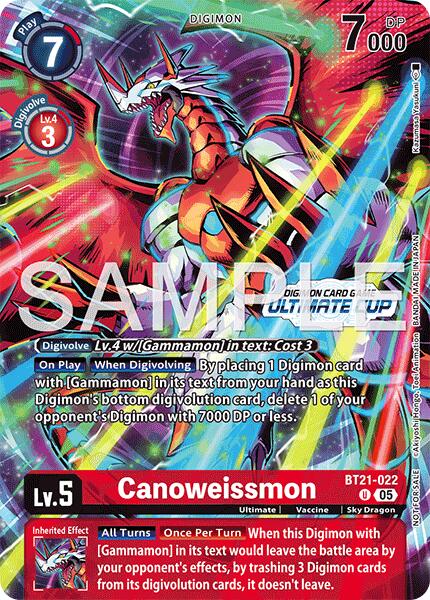 Canoweissmon [BT21-022] (Ultimate Cup 26-27 Season 1 Top 4) [World Convergence] | Shuffle n Cut Hobbies & Games