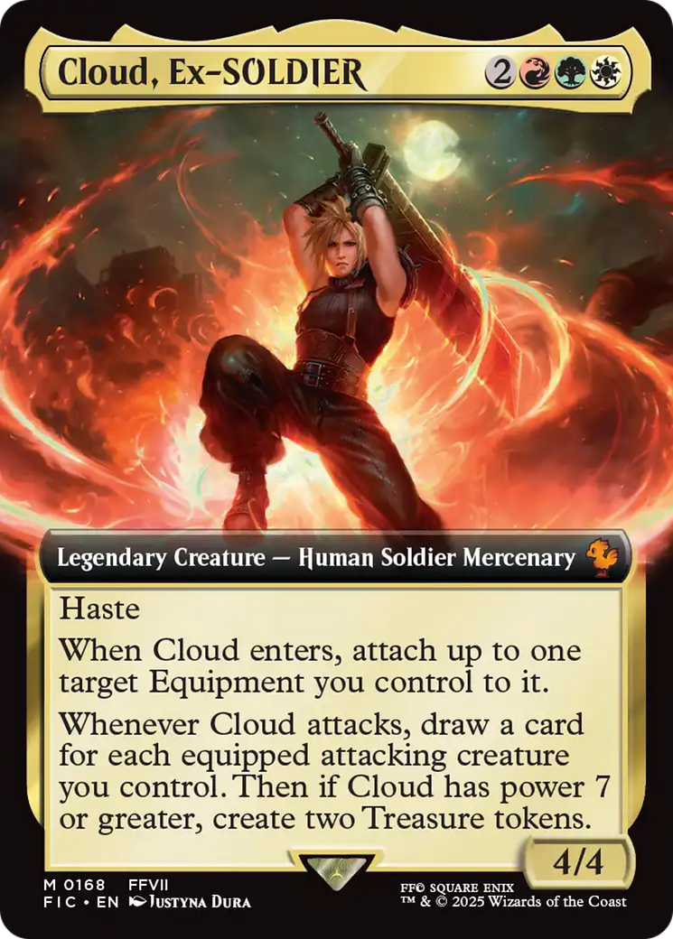 Cloud, Ex-SOLDIER (Extended Art) [FINAL FANTASY Commander] | Shuffle n Cut Hobbies & Games