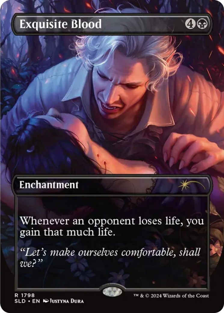 Exquisite Blood (Rainbow Foil) [Secret Lair Drop Series] | Shuffle n Cut Hobbies & Games