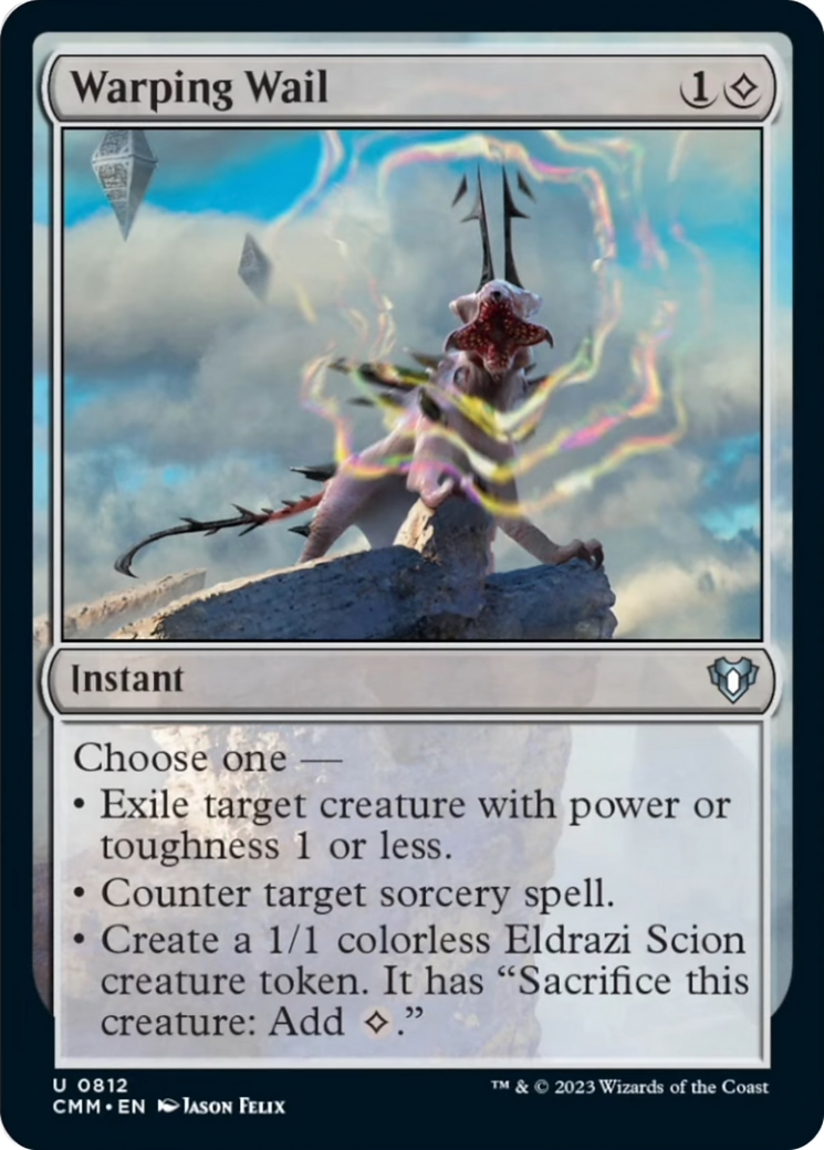 Warping Wail [Commander Masters] | Shuffle n Cut Hobbies & Games