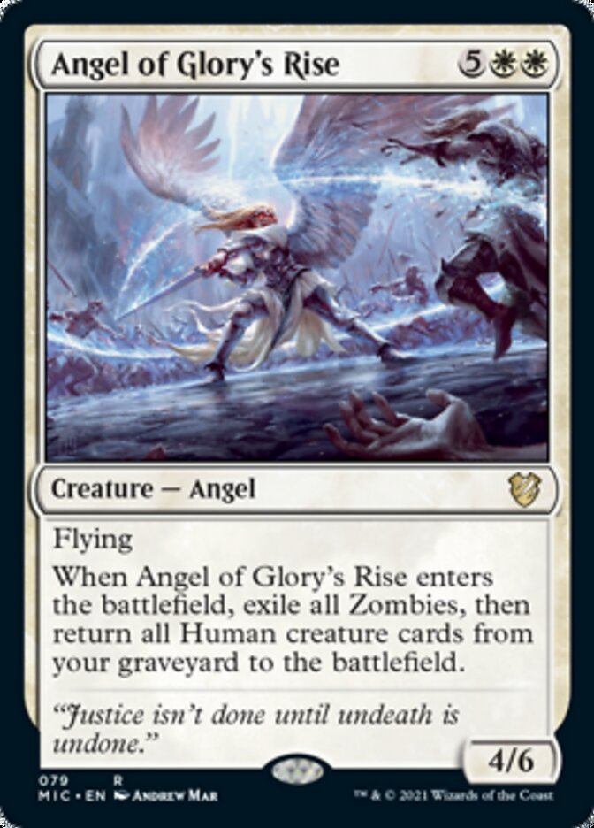 Angel of Glory's Rise [Innistrad: Midnight Hunt Commander] | Shuffle n Cut Hobbies & Games