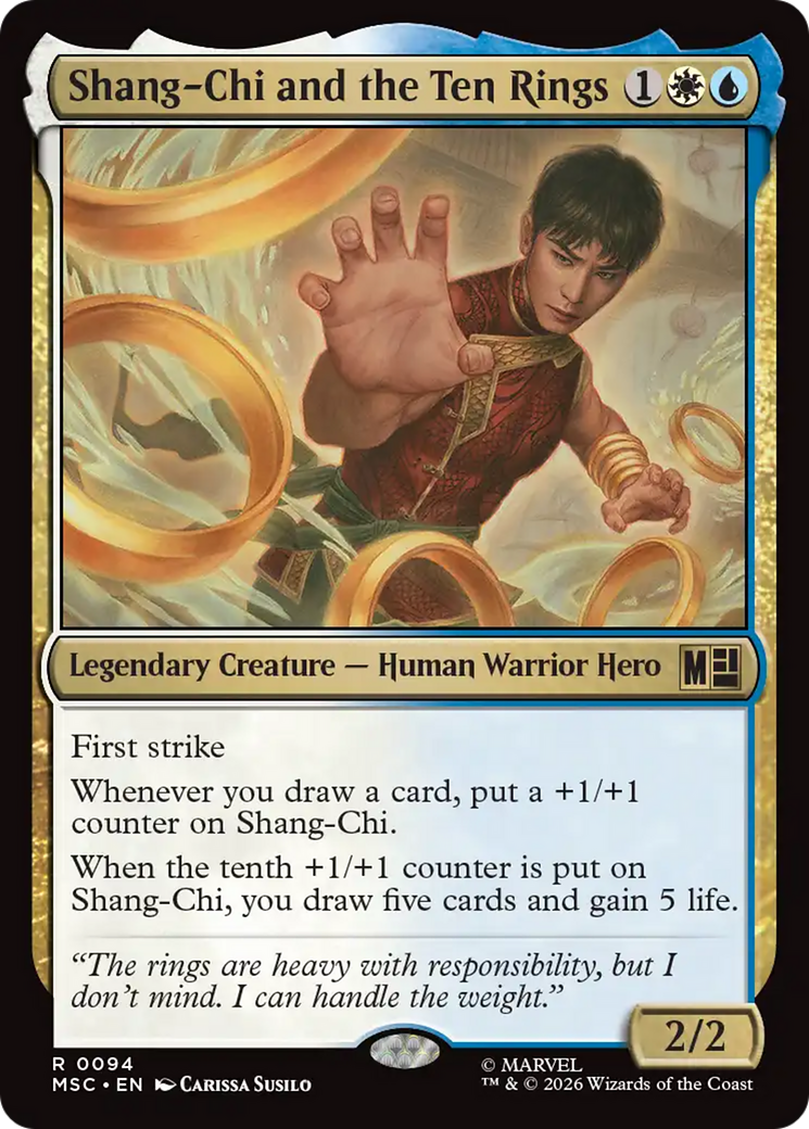 Shang-Chi and the Ten Rings (Surge Foil) [Marvel Super Heroes Commander] | Shuffle n Cut Hobbies & Games