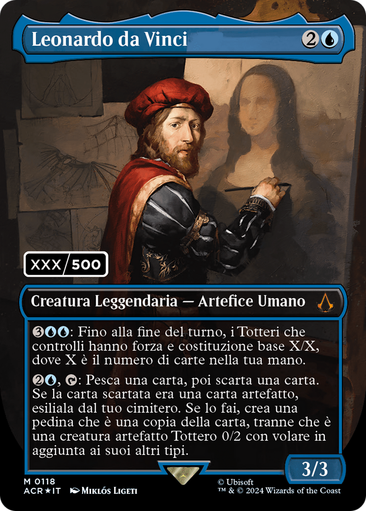 Leonardo da Vinci (Italian) (Serial Numbered) [Assassin's Creed] | Shuffle n Cut Hobbies & Games
