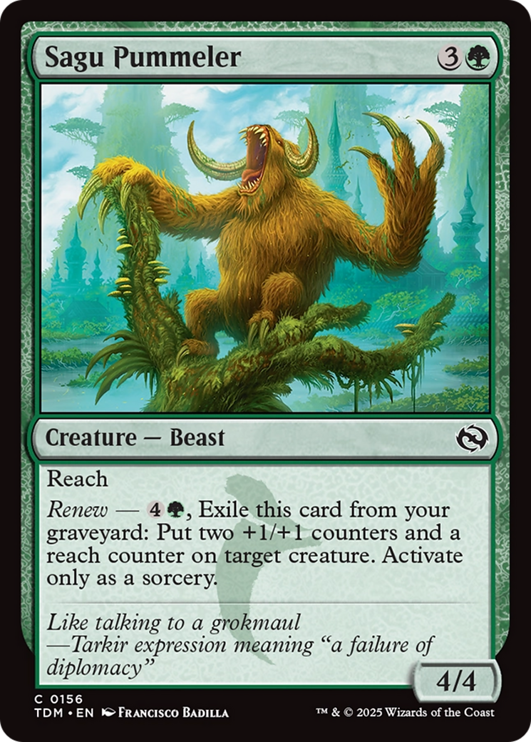Sagu Pummeler [Tarkir: Dragonstorm] | Shuffle n Cut Hobbies & Games