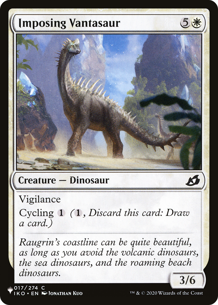 Imposing Vantasaur [The List] | Shuffle n Cut Hobbies & Games