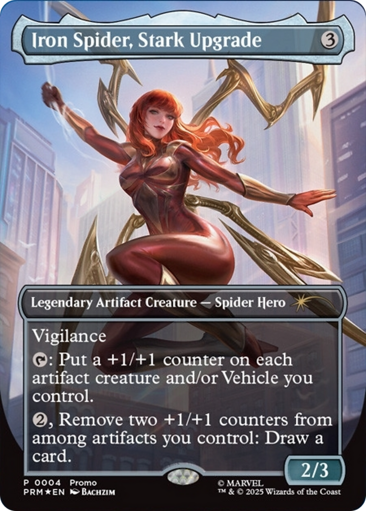 Iron Spider, Stark Upgrade (Borderless) [Media Promos] | Shuffle n Cut Hobbies & Games