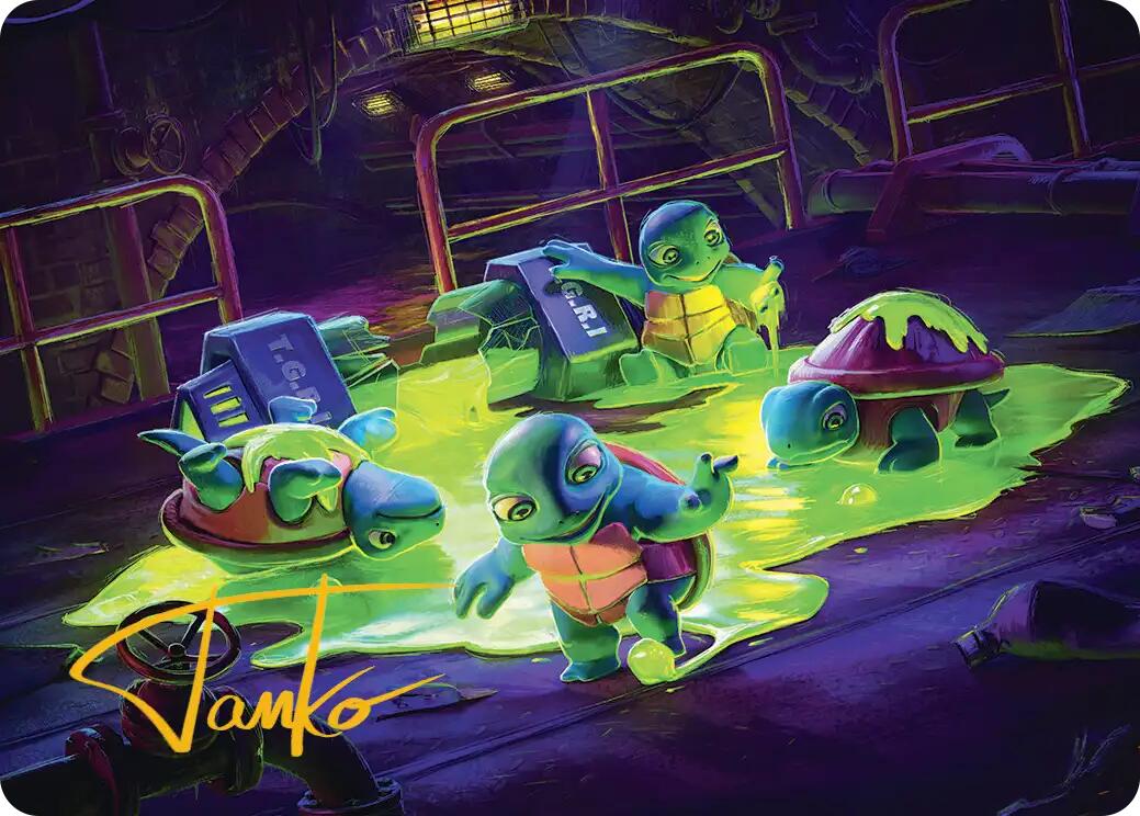 The Ooze Art Card (Gold-Stamped Signature) [Teenage Mutant Ninja Turtles Art Series] | Shuffle n Cut Hobbies & Games