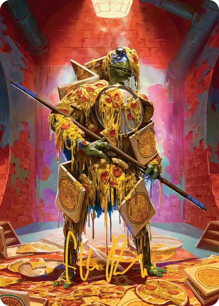 Commander's Plate Art Card (Gold-Stamped Signature) [Teenage Mutant Ninja Turtles Art Series] | Shuffle n Cut Hobbies & Games