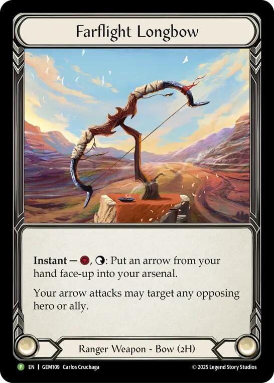 Farflight Longbow [GEM109] (GEM Pack 4)  Cold Foil | Shuffle n Cut Hobbies & Games