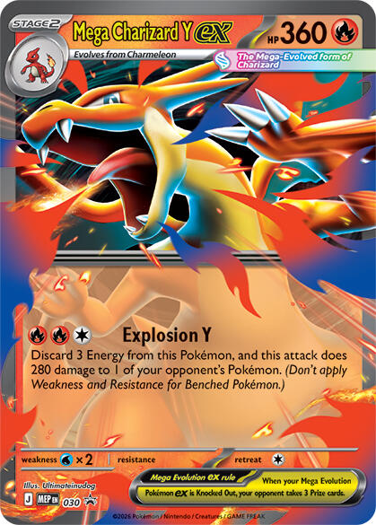 Mega Charizard Y ex (030) [Mega Evolution Promo] | Shuffle n Cut Hobbies & Games