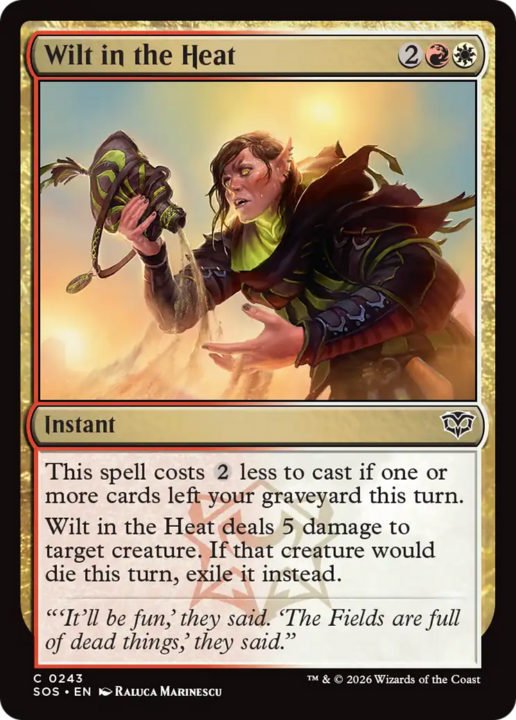 Wilt in the Heat [Secrets of Strixhaven]