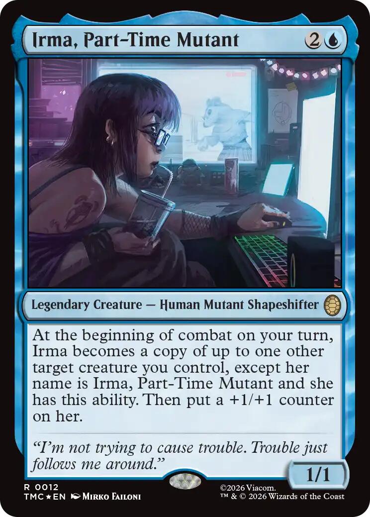 Irma, Part-Time Mutant (Surge Foil) [Teenage Mutant Ninja Turtles Commander] | Shuffle n Cut Hobbies & Games