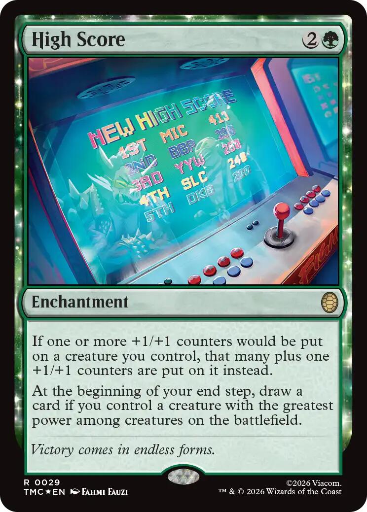 High Score (Surge Foil) [Teenage Mutant Ninja Turtles Commander] | Shuffle n Cut Hobbies & Games