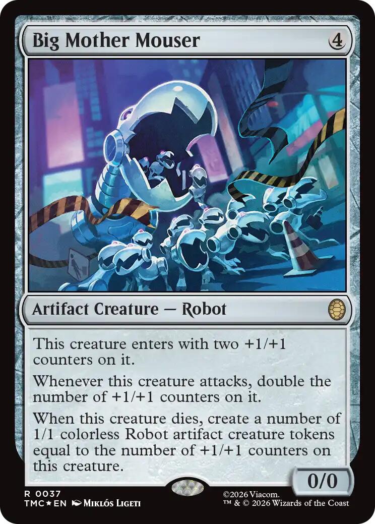 Big Mother Mouser (Surge Foil) [Teenage Mutant Ninja Turtles Commander] | Shuffle n Cut Hobbies & Games