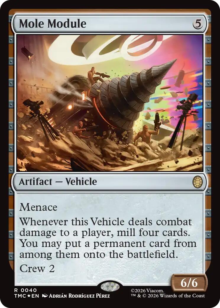 Mole Module (Surge Foil) [Teenage Mutant Ninja Turtles Commander] | Shuffle n Cut Hobbies & Games