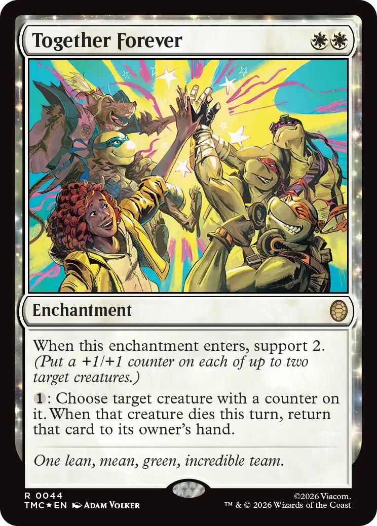 Together Forever (Surge Foil) [Teenage Mutant Ninja Turtles Commander] | Shuffle n Cut Hobbies & Games