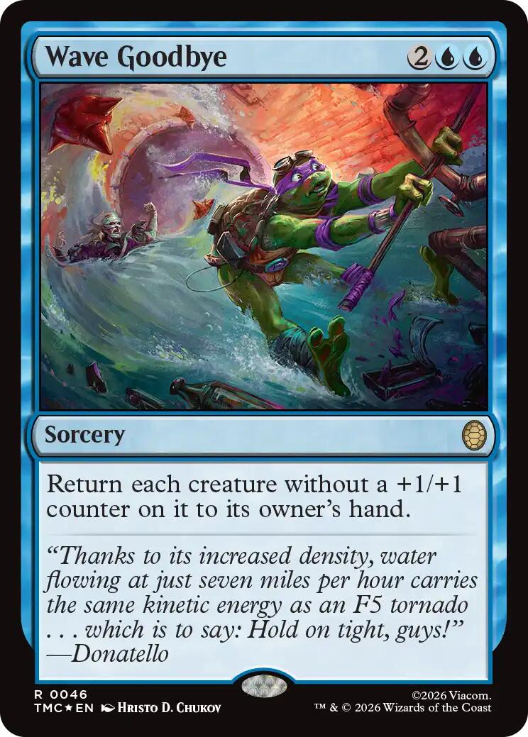 Wave Goodbye (Surge Foil) [Teenage Mutant Ninja Turtles Commander] | Shuffle n Cut Hobbies & Games