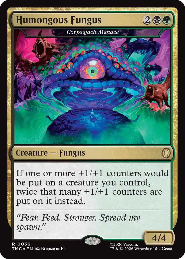 Humongous Fungus - Corpsejack Menace (Surge Foil) [Teenage Mutant Ninja Turtles Commander] | Shuffle n Cut Hobbies & Games