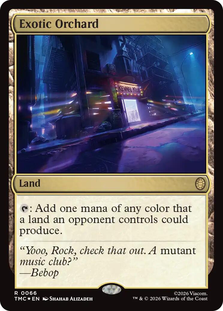 Exotic Orchard (Surge Foil) [Teenage Mutant Ninja Turtles Commander] | Shuffle n Cut Hobbies & Games