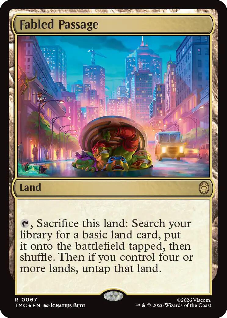 Fabled Passage (Surge Foil) [Teenage Mutant Ninja Turtles Commander] | Shuffle n Cut Hobbies & Games