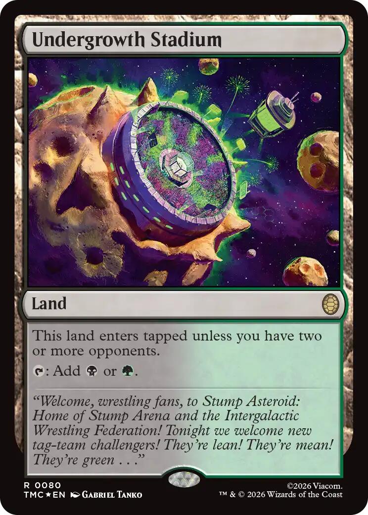 Undergrowth Stadium (Surge Foil) [Teenage Mutant Ninja Turtles Commander] | Shuffle n Cut Hobbies & Games
