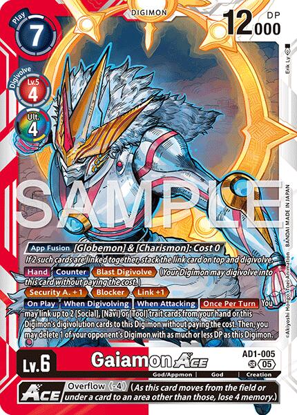 Gaiamon ACE [AD1-005] [Advanced Booster Digimon Generation] | Shuffle n Cut Hobbies & Games