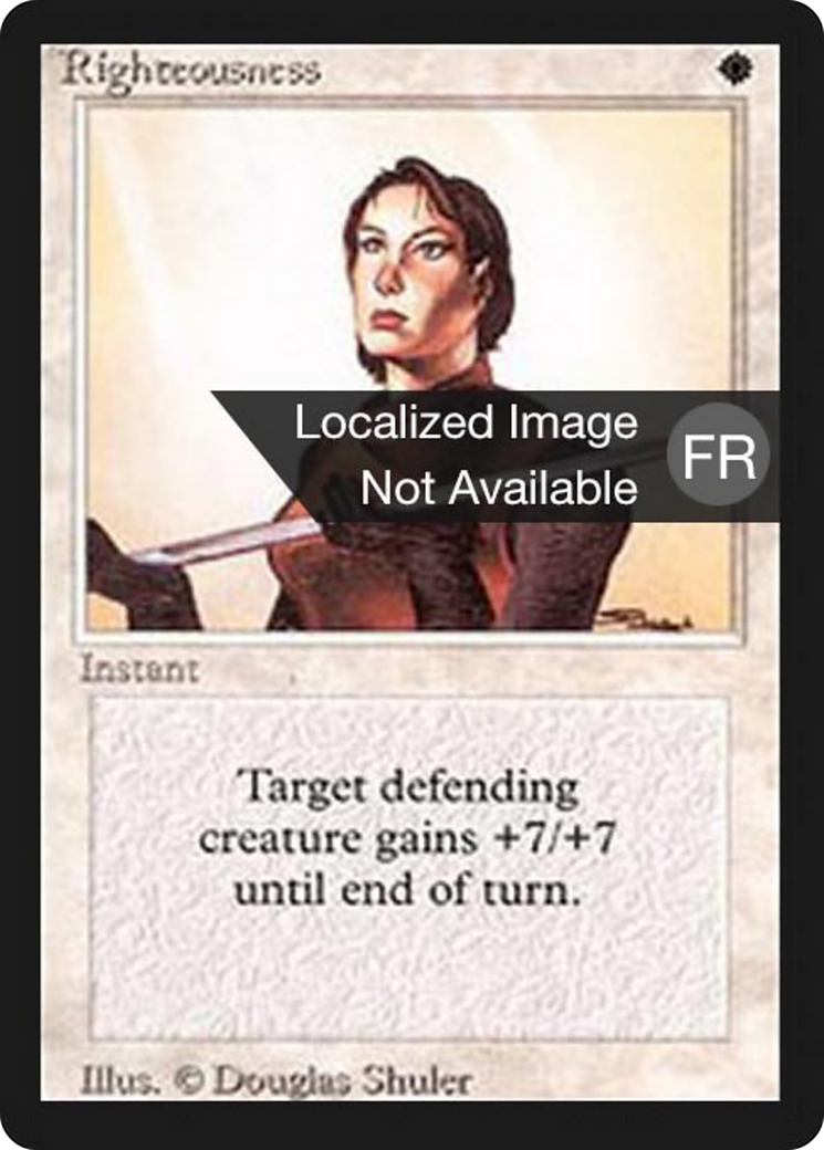 Righteousness [Foreign Black Border] | Shuffle n Cut Hobbies & Games