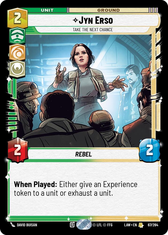 Jyn Erso - Take the Next Chance (67/264) (67/264) [A Lawless Time] | Shuffle n Cut Hobbies & Games