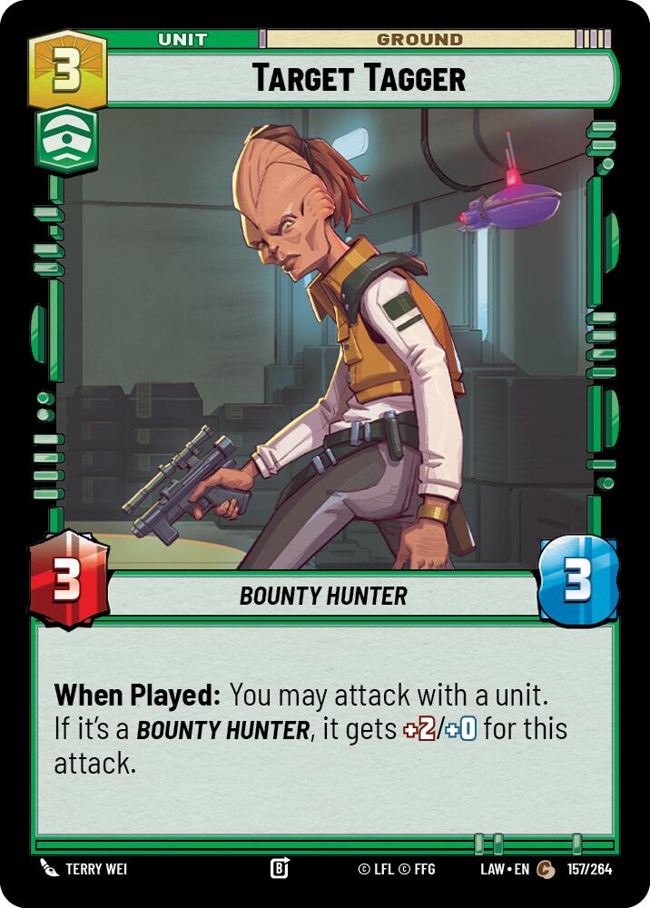 Target Tagger (157/264) (157/264) [A Lawless Time] | Shuffle n Cut Hobbies & Games